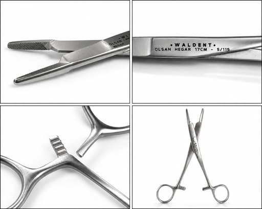 Waldent Olsen - Hegar Needle Holder/ Scissor -17cm (5/115)