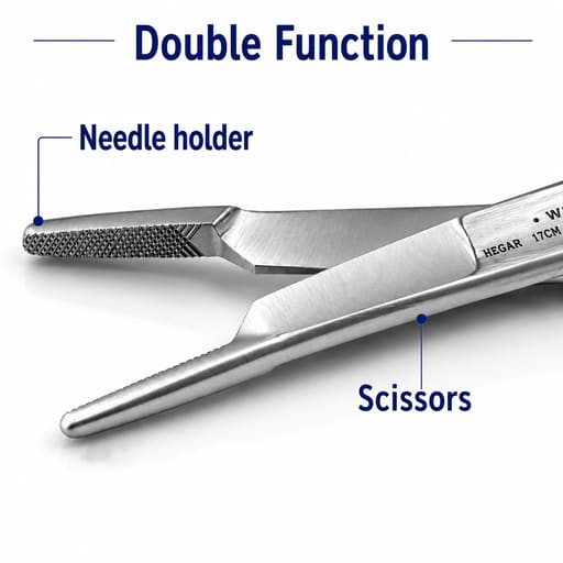 Waldent Olsen - Hegar Needle Holder/ Scissor -17cm (5/115)