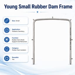 Waldent Pedo Rubber Dam Frame - Small (16/139) - 4