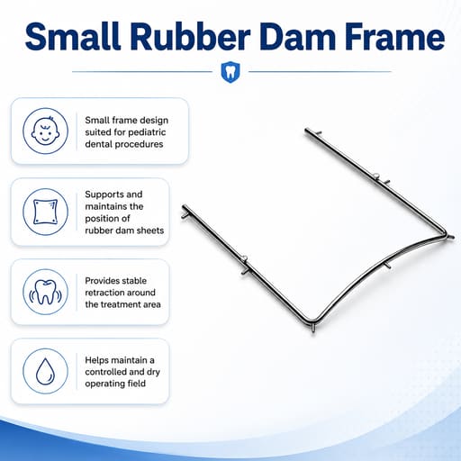 Waldent Pedo Rubber Dam Frame - Small (16/139)