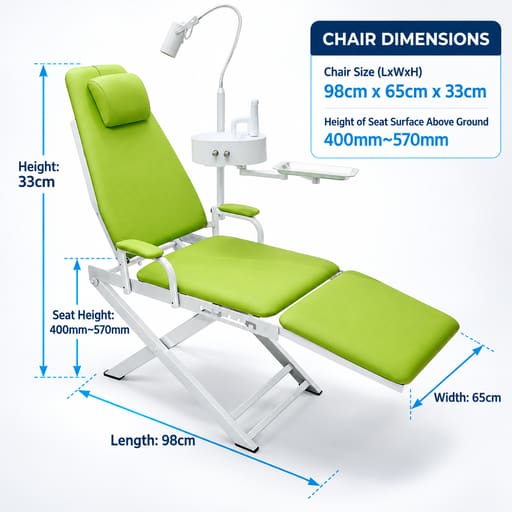 Waldent Portable Unit + Dental Chair Combo