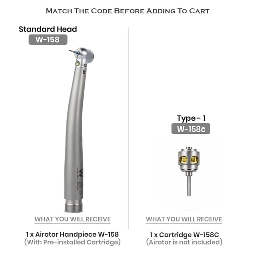 Waldent Premium Plus Led Airotor And Cartridge