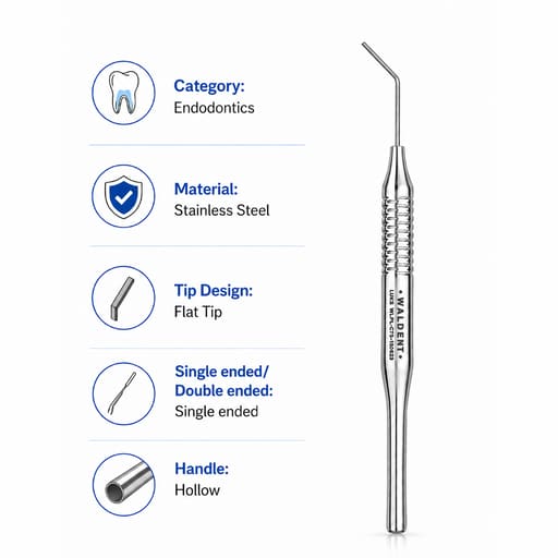 Waldent Root Canal Pluggers Luks - Hollow