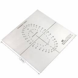 Waldent Rubber Dam Template Sheet (16/140)