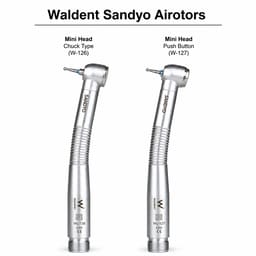 Waldent Sandyo Airotors And Cartridges - Mini Head - 5