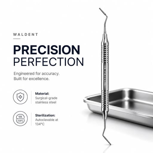 Waldent Schluger Bone File - Hollow (15/825)