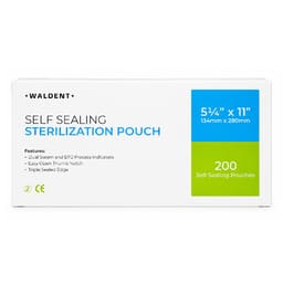 Waldent Self-Seal Sterilization Pouch - Large (134x280mm) - For Forceps & Handpieces