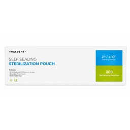 Waldent Self-Seal Sterilization Pouch - Small (70x255mm) - For Explorers & Probes