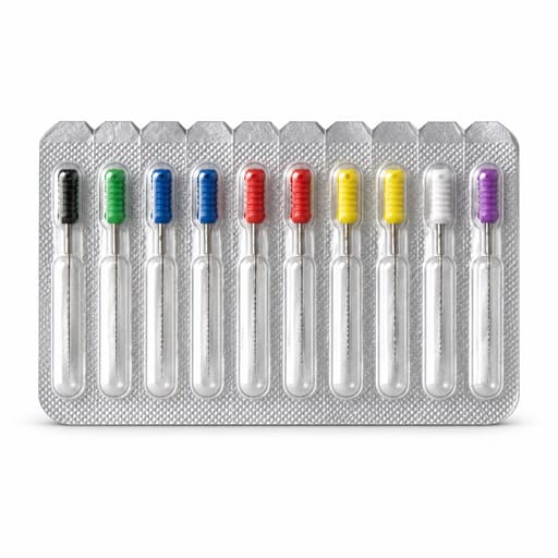Waldent Short Barbed Broaches Assorted 21mm # 0-6