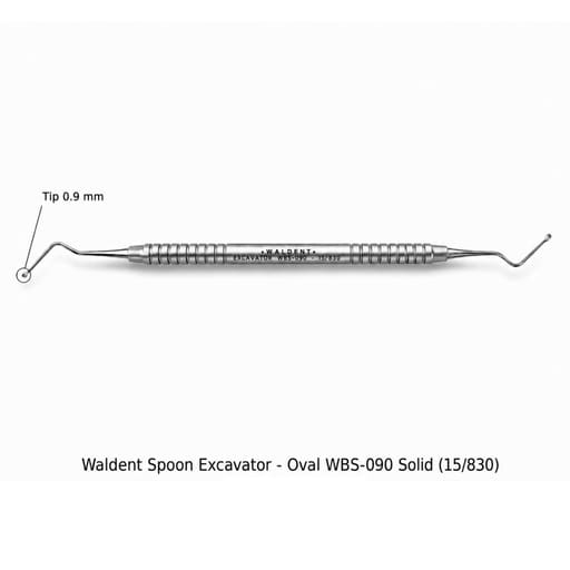 Waldent Spoon Excavator - Oval (Solid)