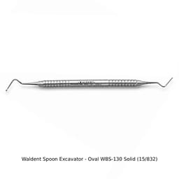 Waldent Spoon Excavator - Oval WBS-130 Solid (15/832)