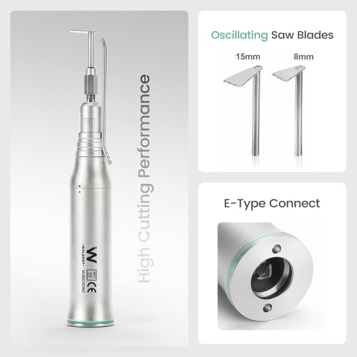 Waldent Surgical Bone Saw Handpiece - Oscillating (Left & Right Cutting Motion) | DGZ-O