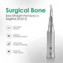 Waldent Surgical Bone Saw Handpiece - Sagittal (Front & Back Cutting Motion) | DGZ-S - 7