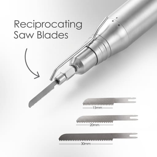 Waldent Surgical Saw Handpiece - Reciprocating (Up & Down Cutting Motion) | DGZ-R
