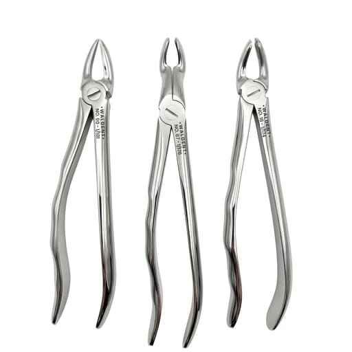 Waldent Tooth Extraction Forcep Kit set of 12 - Anatomic Premium (K1/10)
