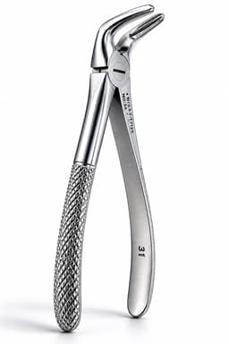 Waldent Tooth Extraction Forceps Lower Roots No. 31 (1/126)