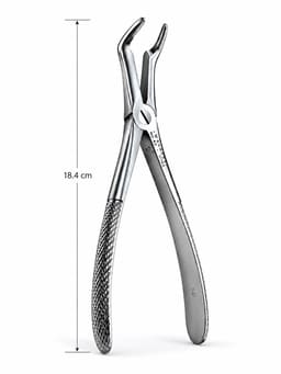 Waldent Tooth Extraction Forceps Lower Roots No. 45 (1/162) - 3