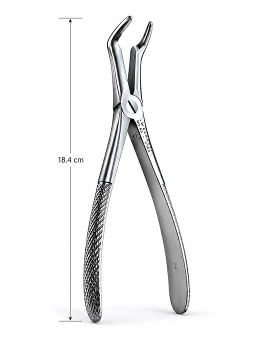 Waldent Tooth Extraction Forceps Lower Roots No. 45 (1/162)