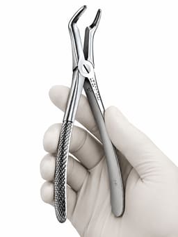 Waldent Tooth Extraction Forceps Lower Roots No. 45 (1/162) - 6