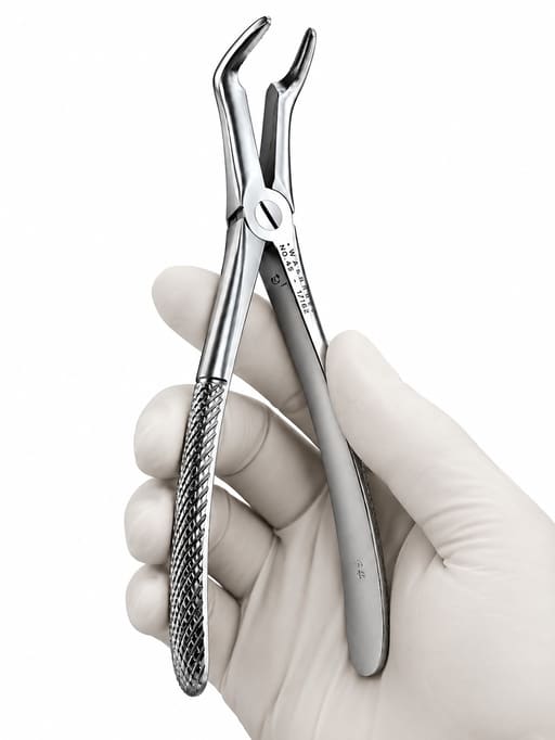 Waldent Tooth Extraction Forceps Lower Roots No. 45 (1/162)