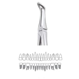 Waldent Tooth Extraction Forceps Lower Roots No. 845 (1/165) - 7