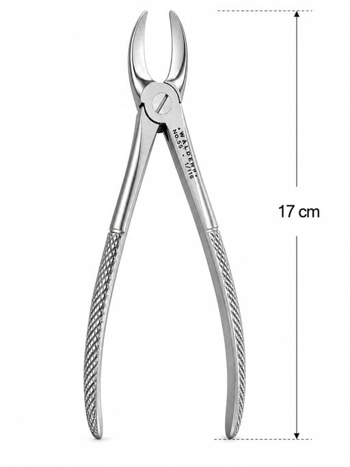 Waldent Tooth Extraction Forceps Upper Molars No. 55 (1/118)