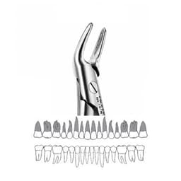 Waldent Tooth Extraction Forceps Upper Roots No. 76N (1/121) - 8