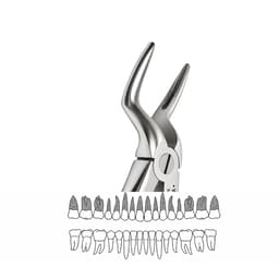 Waldent Tooth Extraction Forceps Upper Roots No. 897 (1/168) - 5