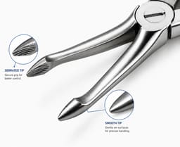 Waldent Tooth Extraction Forceps Upper Roots No. 944 (1/167) - 5