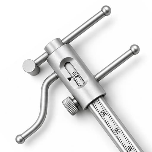 Waldent VDO Gauge | Vertical Dimension of Occlusion Measuring Instrument for Prosthodontics & Implant Dentistry (60/110) 