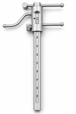 Waldent VDO Gauge | Vertical Dimension of Occlusion Measuring Instrument for Prosthodontics & Implant Dentistry (60/110) 