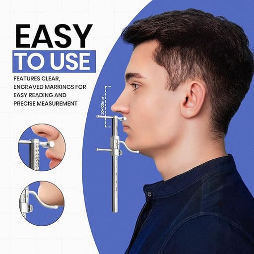 Waldent VDO Gauge | Vertical Dimension of Occlusion Measuring Instrument for Prosthodontics & Implant Dentistry (60/110) 