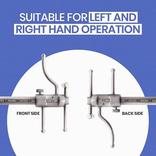 Waldent VDO Gauge | Vertical Dimension of Occlusion Measuring Instrument for Prosthodontics & Implant Dentistry (60/110) 