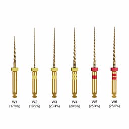 Waldent Wal-flex Gold Rotary Files 21mm