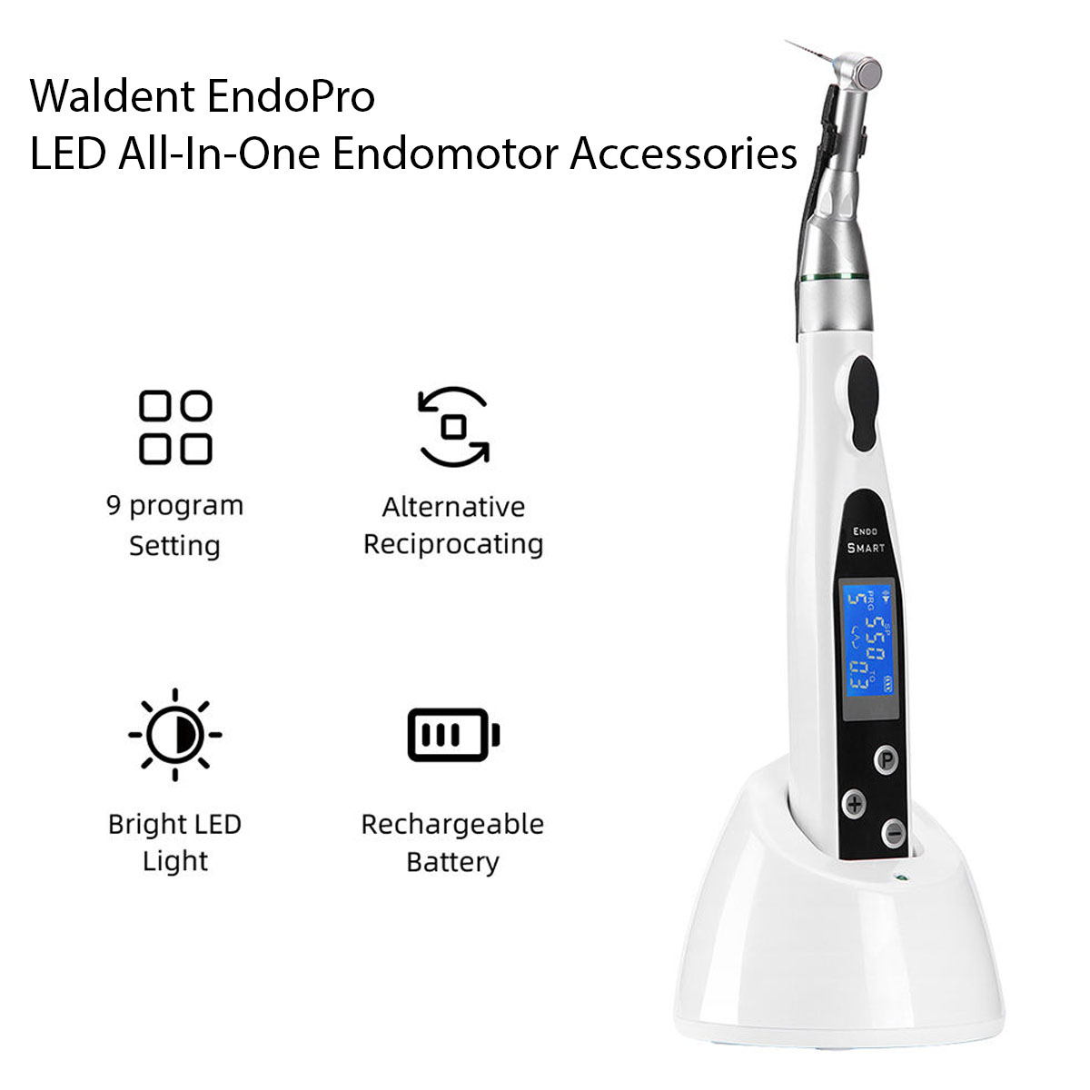 Waldent EndoPro LED All-In-One Endomotor Accessories