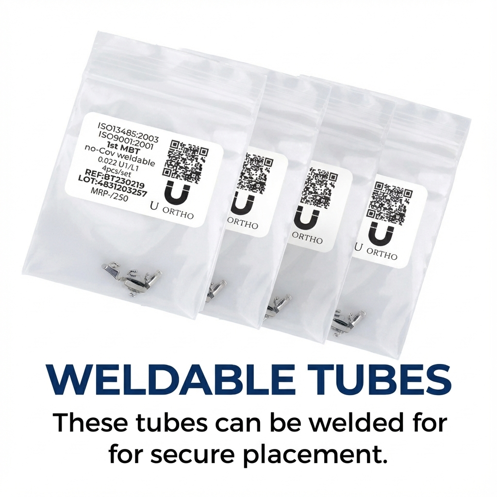 U Ortho Weldable Buccal Tubes -1st Molar MBT 0.022