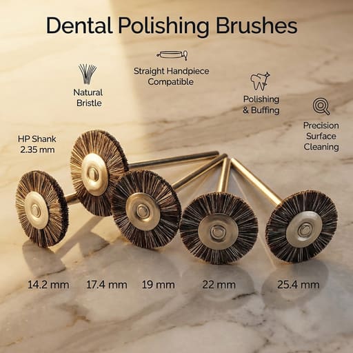 Jinguang Colored Denture Polishing Wool Brush HP