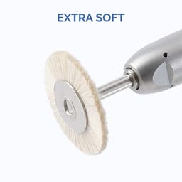 Jinguang White Denture Polishing Wool Brush HP - 5