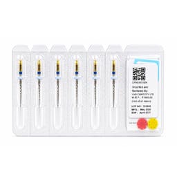 DentsMind DM-F1 NiTi Gold Rotary Files 21mm - 30/6% (Pack of 6)