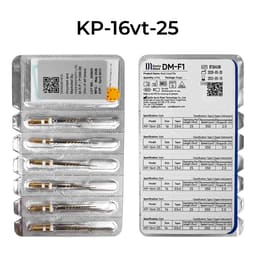 DentsMind DM-F1 NiTi Gold Rotary Files 25mm - Path 16/.Vt (Pack of 6)