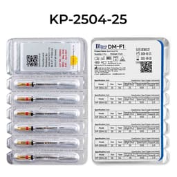 DentsMind DM-F1 NiTi Gold Rotary Files - 25mm (Pack of 6) - 15