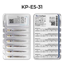 DentsMind InnoTaper NiTi Gold Rotary Files 31mm - E5 (Pack of 6)