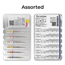 DentsMind InnoTaper NiTi Gold Rotary files - 31mm (Pack of 6) - 8