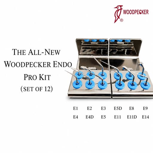 Woodpecker Endodontic Scaler Tips Package Professional Kit ( Pack Of 12 )