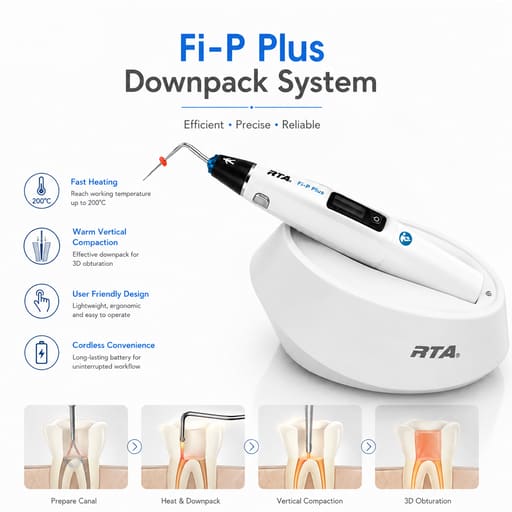 Woodpecker Fi-P Plus & Fi-E Gutta Percha Obturation System Combo (Downpack + Backfill)