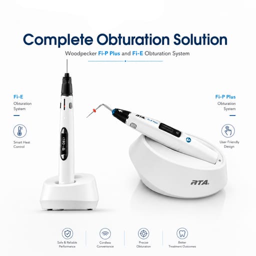 Woodpecker Fi-P Plus & Fi-E Gutta Percha Obturation System Combo (Downpack + Backfill)