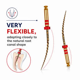 Woodpecker W3-Pro NiTi Rotary Files 25mm - 25/6% (Pack of 6) - 6