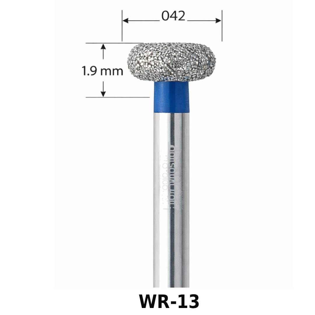 Mani Diamond Airotor Burs - Wheel Round Edge / Wr Series
