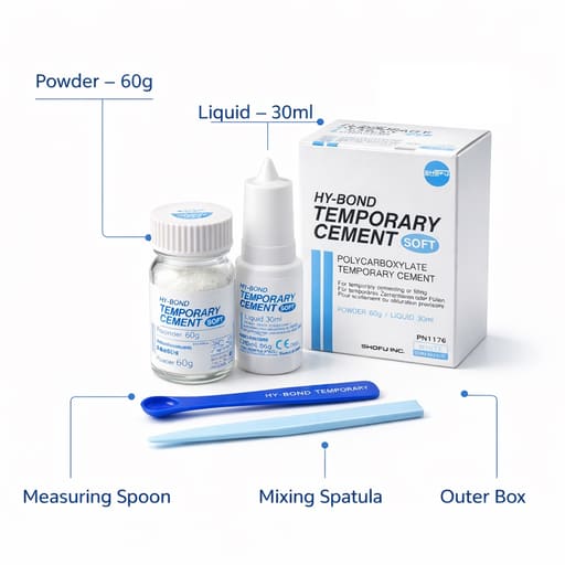 Shofu Hy-Bond Temporary Cement Soft Mini Set