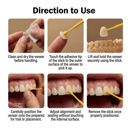 Waldent Adhesive Veneer Stick